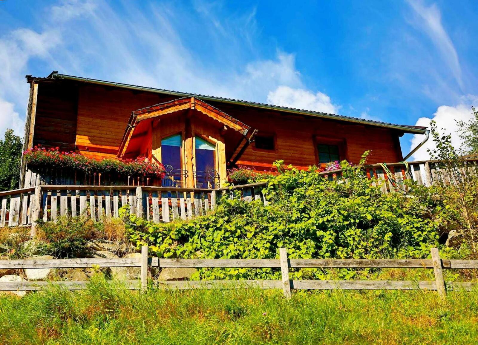 Panorama Ferienhaus Ematberg Mit Bergblick Und Sauna نيدرمسيل المظهر الخارجي الصورة